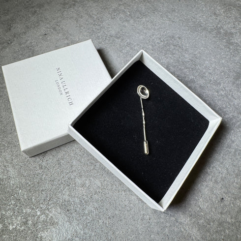 Nina Ullrich Hemisphere Pin Polished